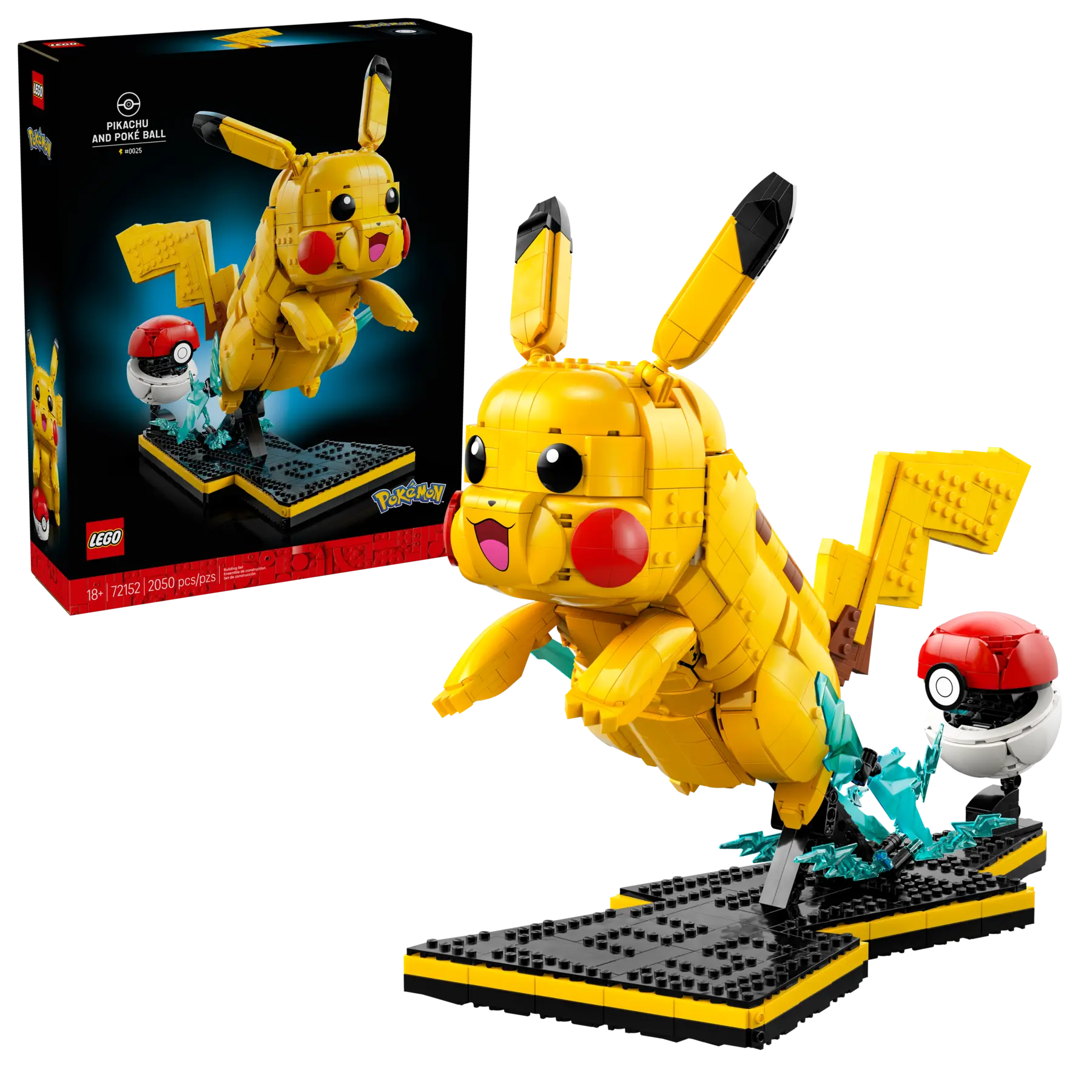 72152 Pikachu und Pokéball