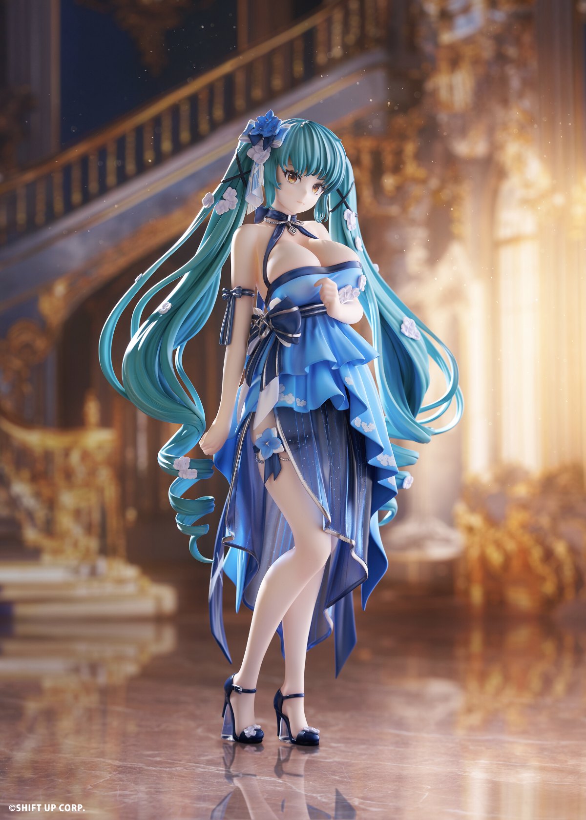 DMM Releases 1/7 Scale Figure Privaty: Banquet Princess NIKKE, Pre-Orders Now Open