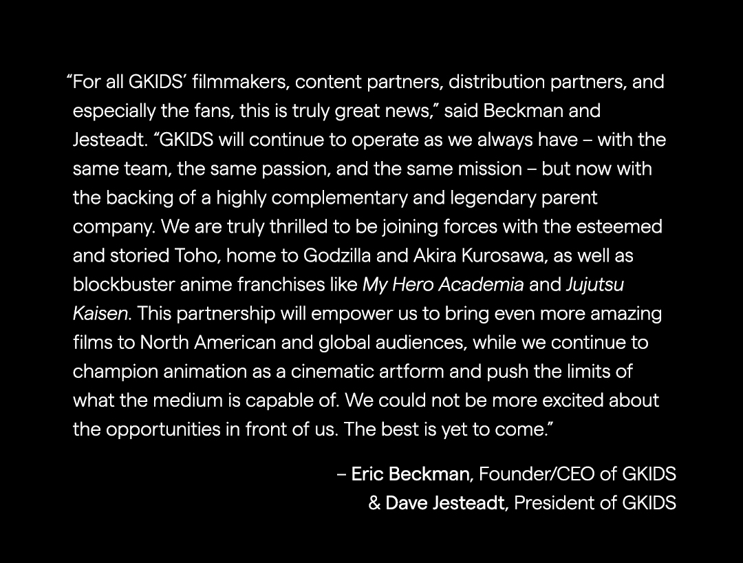 From Eric Beckman, Founder and CEO, and Dave Jesteadt, President.