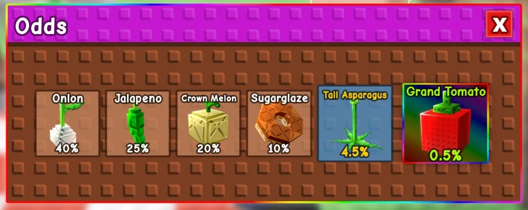 Guide complet du Gourmet Seed Pack dans Grow a Garden