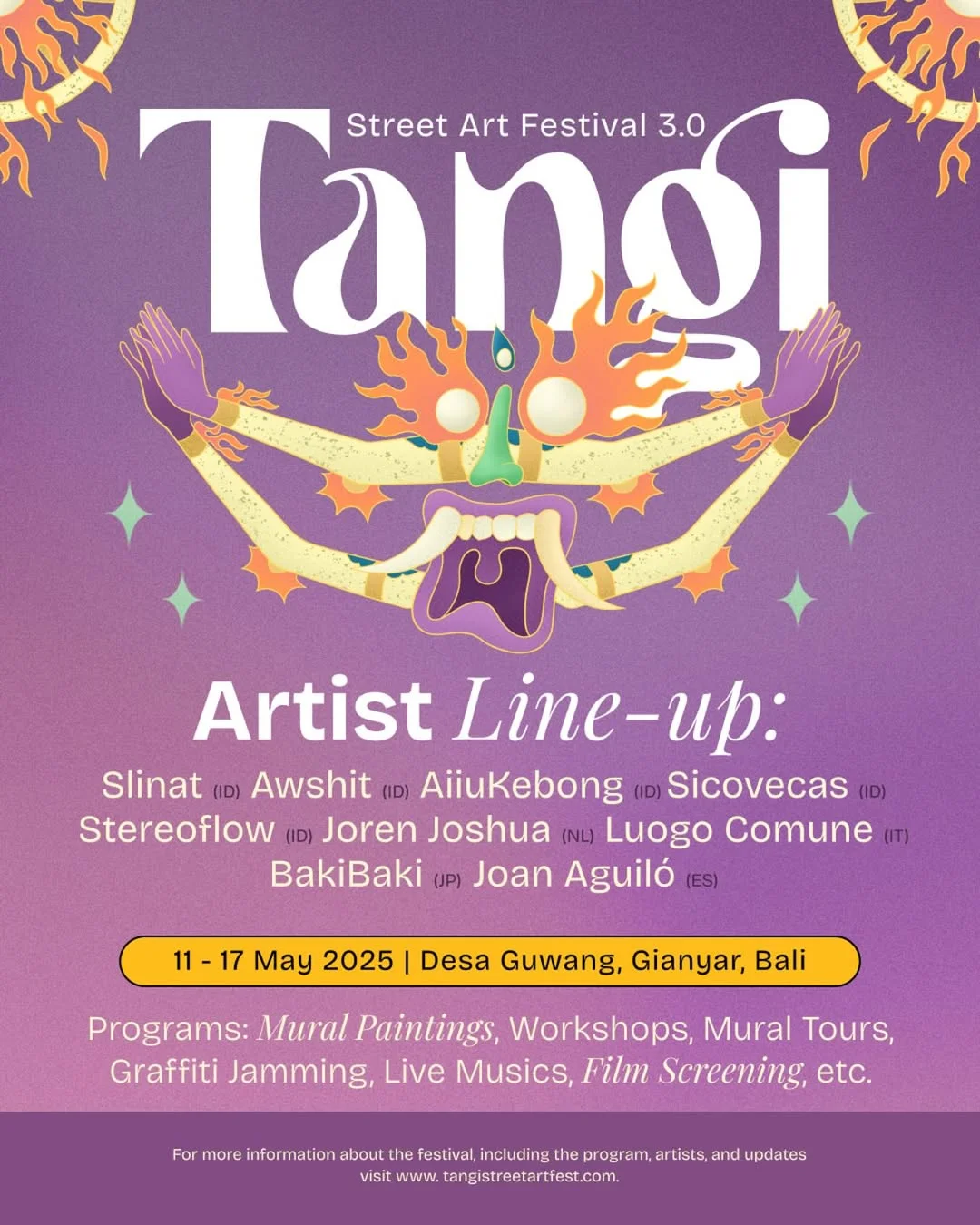 Tangi Street Art Festival Bali 2025