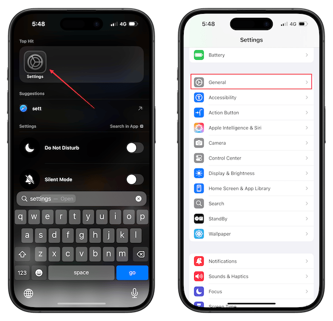 Reset Control Center di iOS 18