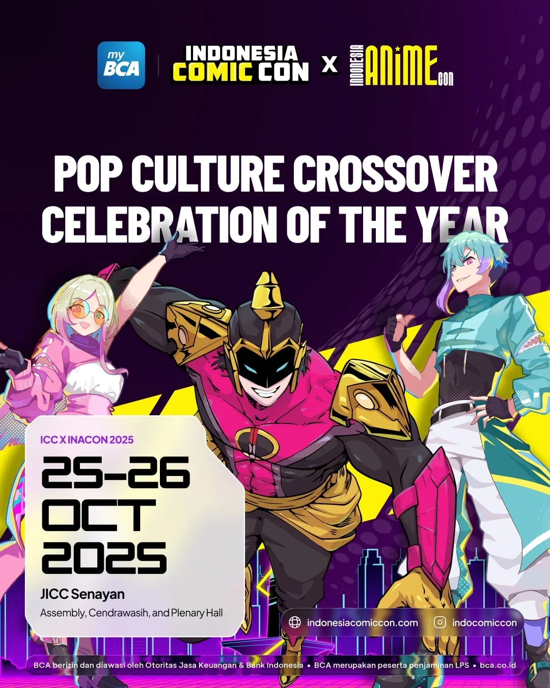 ICC X INACON 2025チケット：JIICセナヤンでの価格、スケジュール、イベント会場