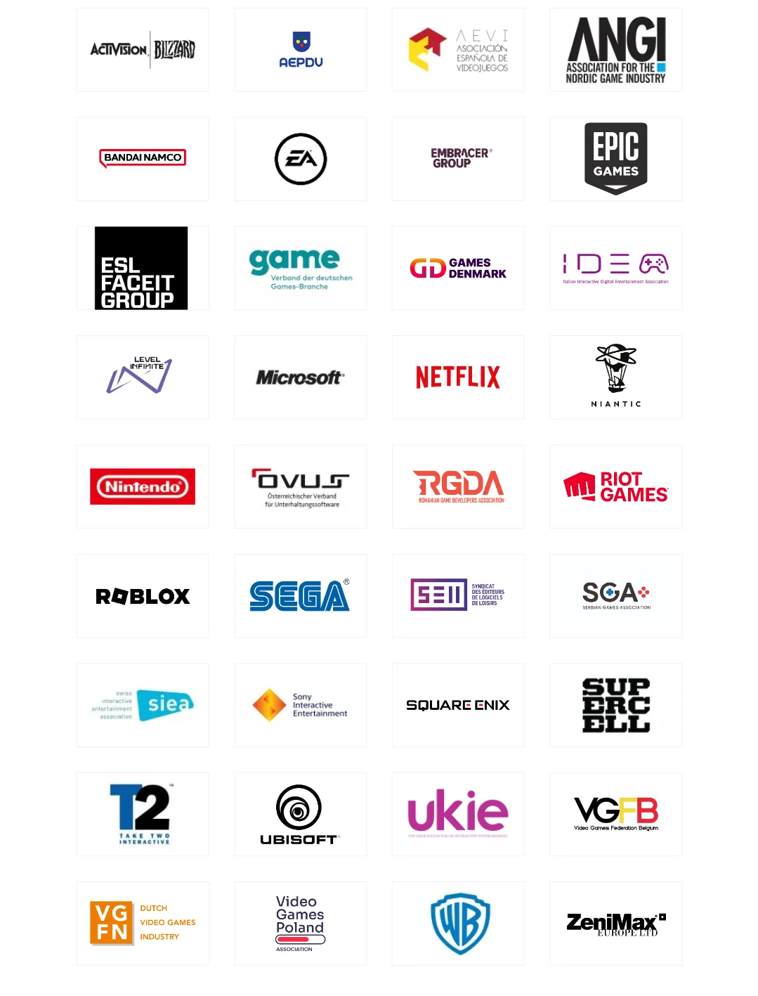 Video Games Europeのメンバー。