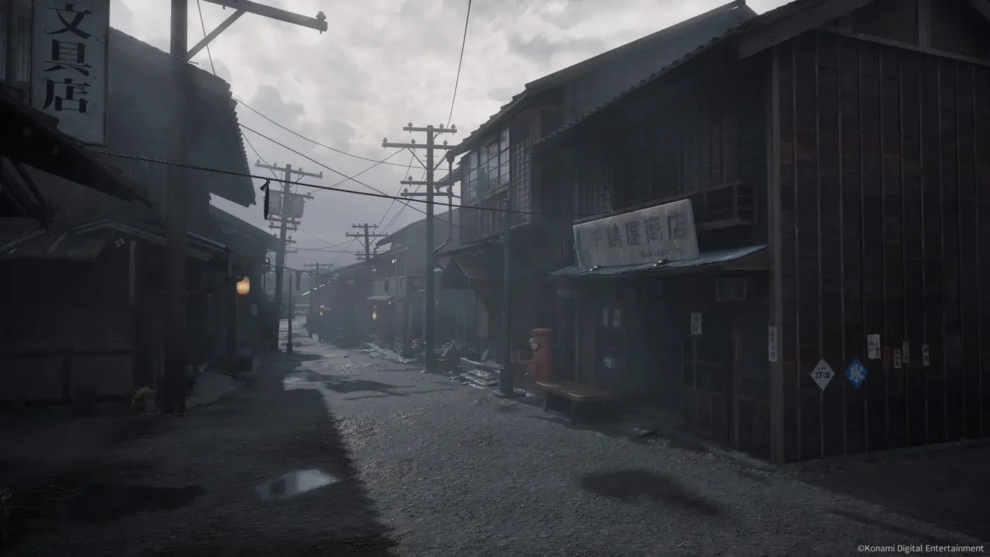 Silent Hill f는 플레이어를 1960년대 일본, 구후 현의 카나야마에서 영감을 받은 가상의 마을 에비스가오카로 안내합니다.