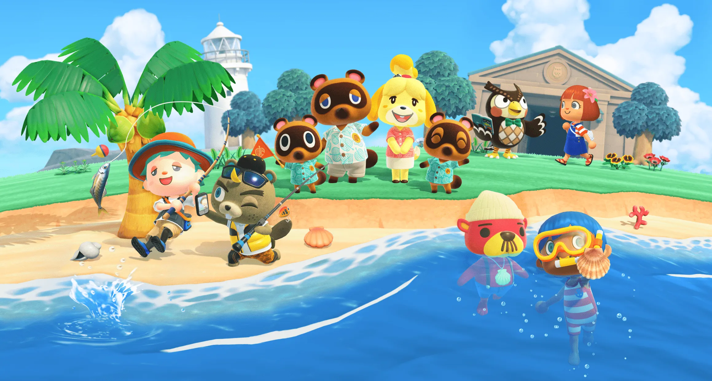 Animal Crossing: New Horizons dan Nagoya Sea Life Aquarium Berkolaborasi dalam "Pameran Pertemuan Kehidupan Laut"