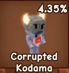 Corrupted Kodama