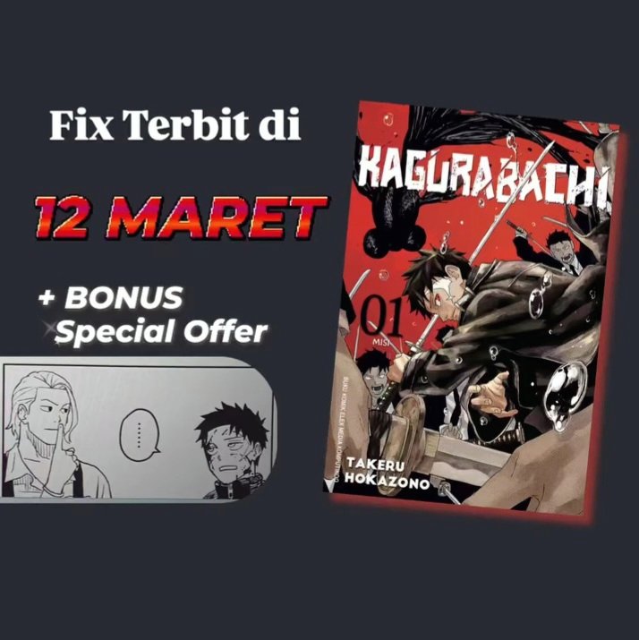 Elex Media bakal nerbitin Kagurabachi di bulan Maret 2025!