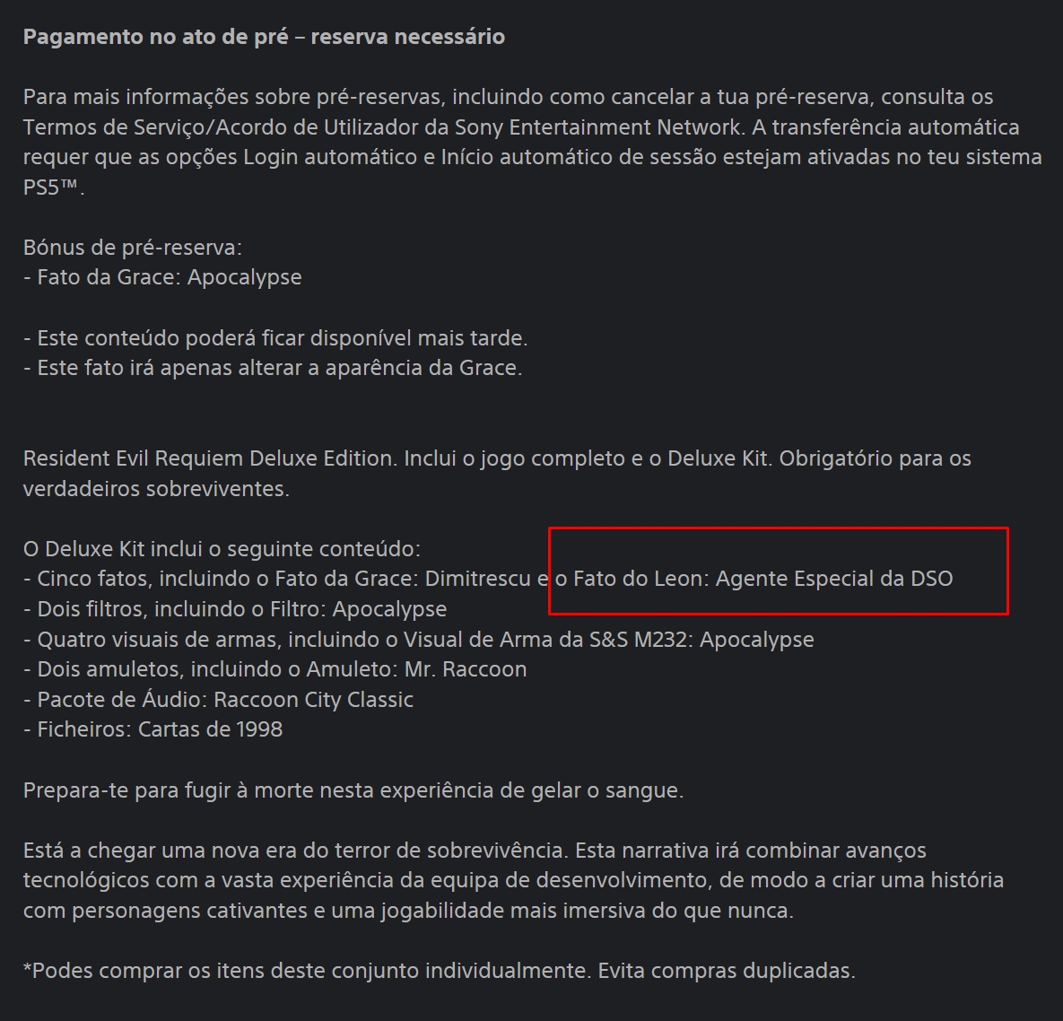 Kehadiran Leon S. Kennedy di Resident Evil Requiem Terungkap Lewat Bocoran PS Store