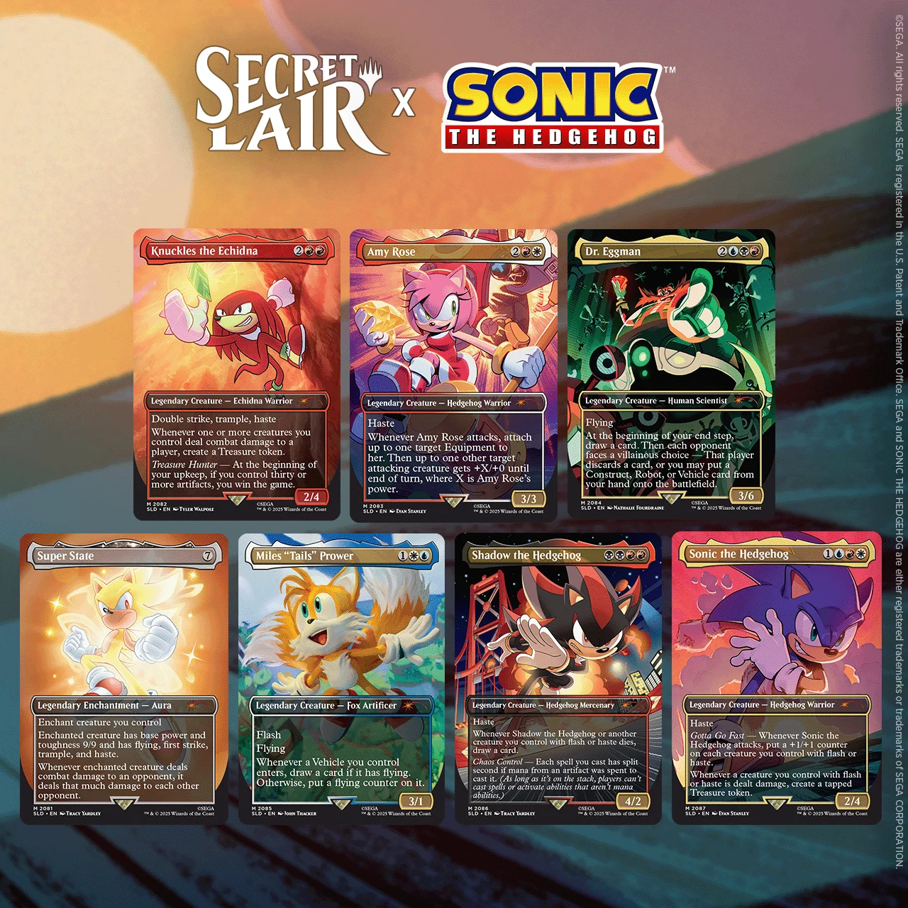 Kolaborasi Eksklusif Magic: The Gathering Secret Lair x Sonic The Hedgehog