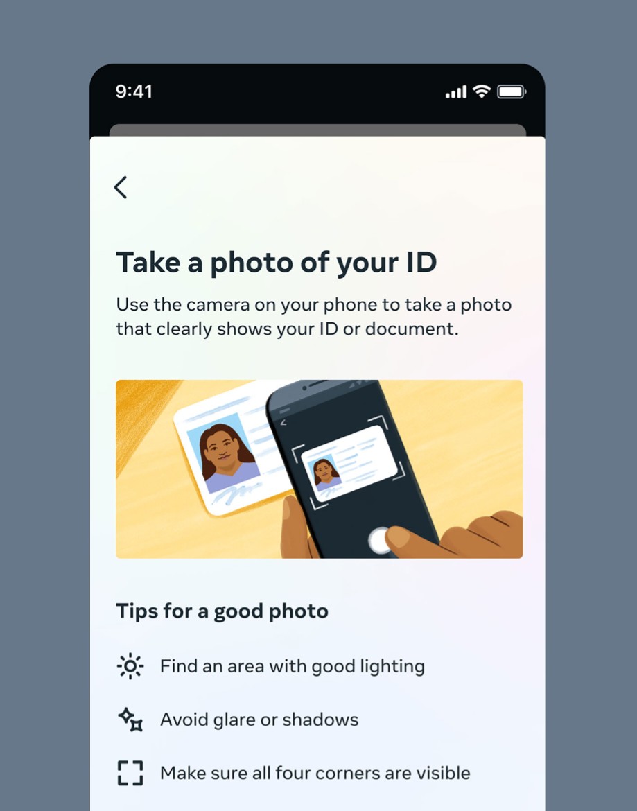 ID dan video selfie