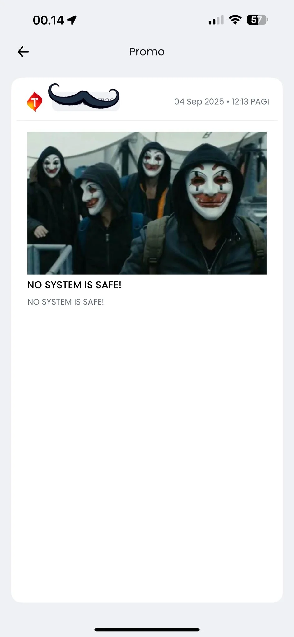 MyTelkomsel Diretas Kirim Pesan “NO SYSTEM IS SAFE!”