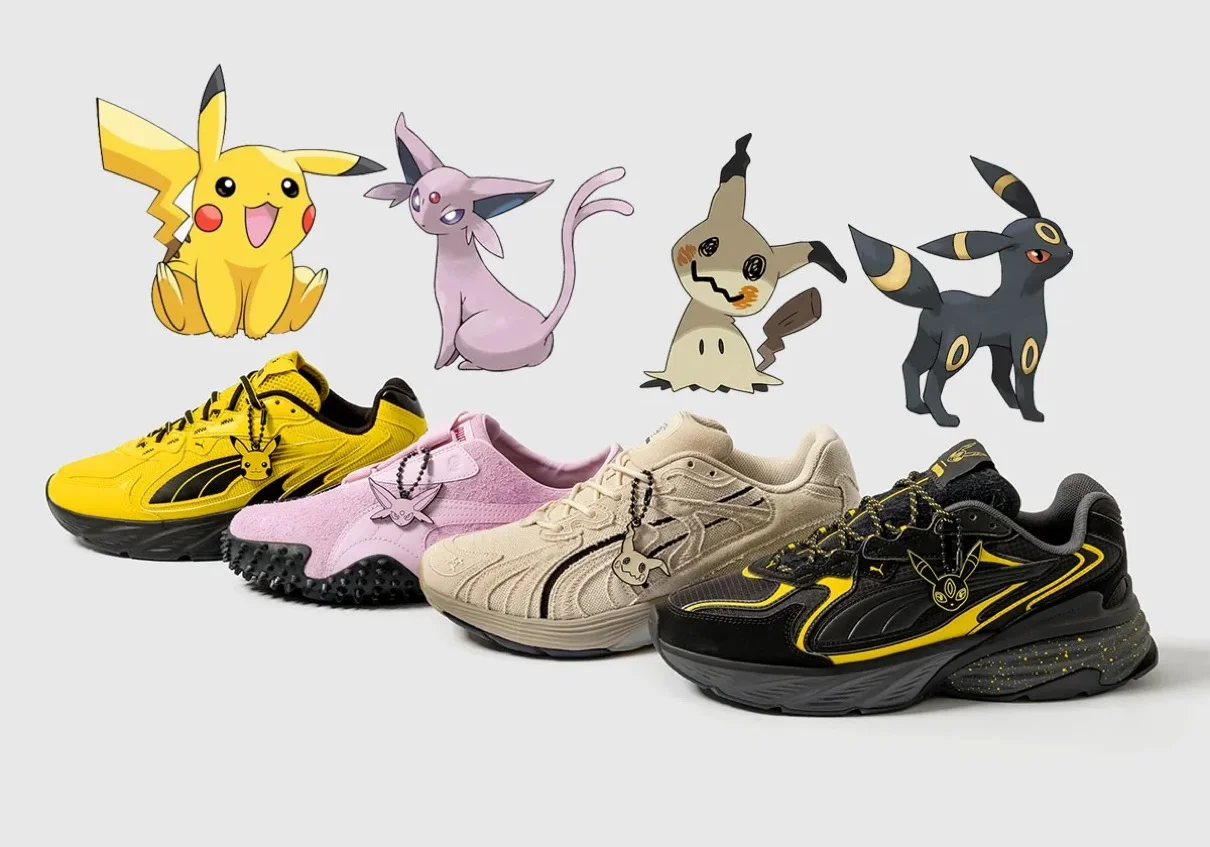 PUMA × Pokémon: ポケモン30周年を祝うノスタルジックなスポーツコレクション