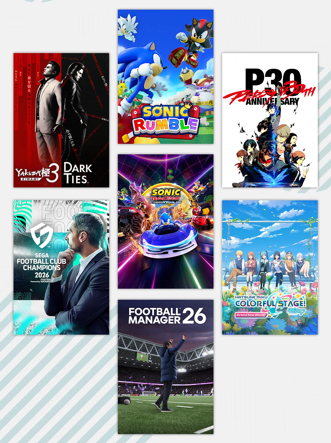 SEGA ATLUS Festival Jakarta, Line-up booth & judul