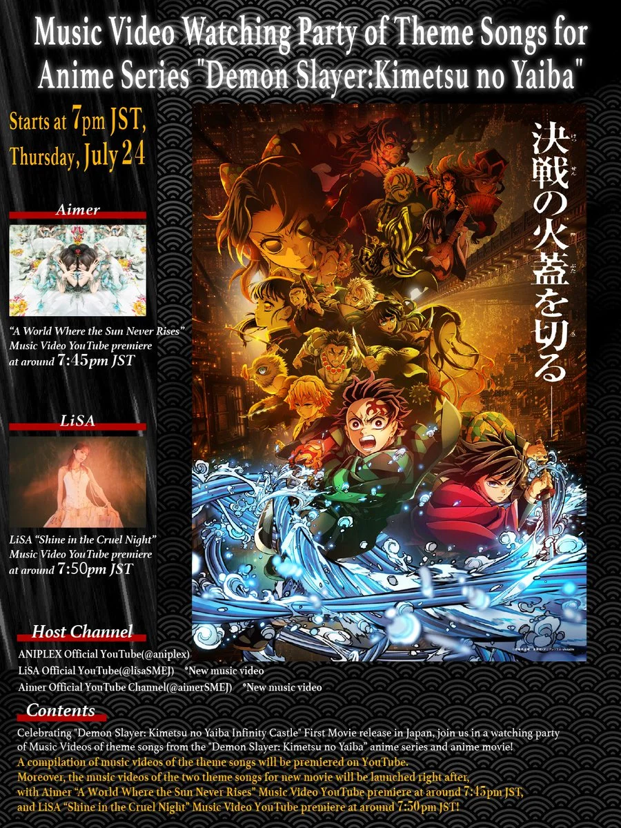 Demon Slayer: Kimetsu no Yaiba – Theme Songs Music Video Watching Party