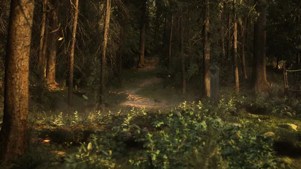 Whispers in the Fog game open world psycho horror exploring Japanese forest