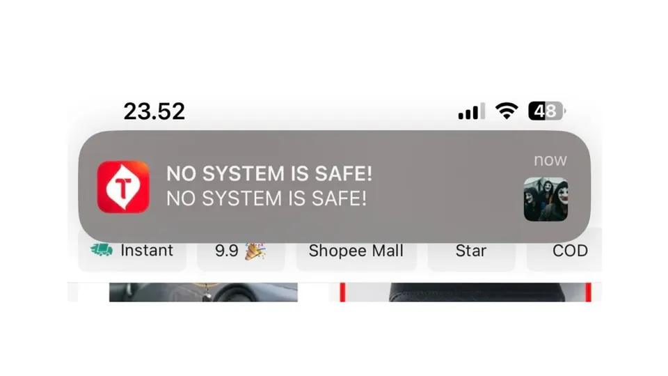 MyTelkomsel Diretas Kirim Pesan “NO SYSTEM IS SAFE!”