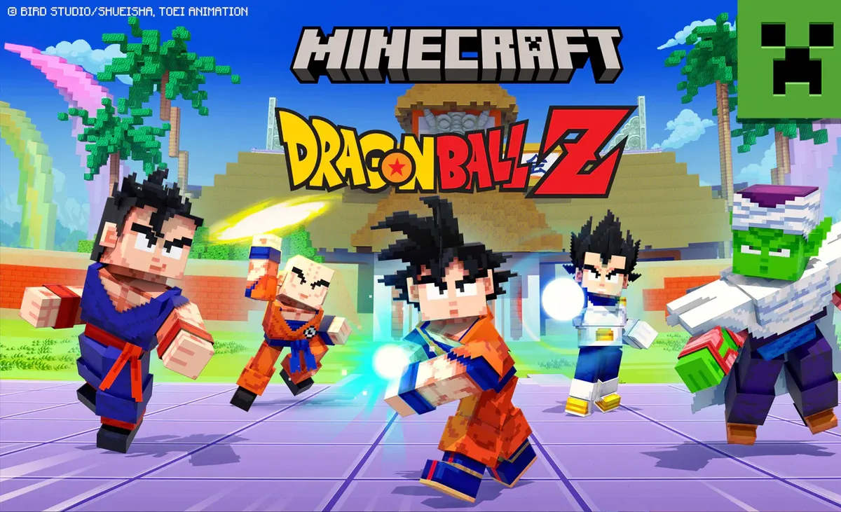 Minecraft Dragon Ball-Z DLC Resmi Diumumkan, Rilis Akhir 2025 dengan Item Super Saiyan Gratis