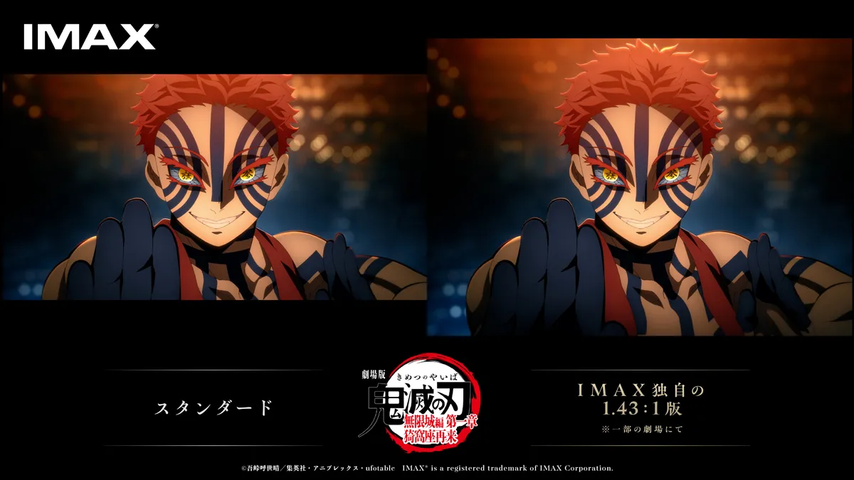 Demon Slayer menjadi film anime Jepang pertama yang tayang perdana dalam format IMAX