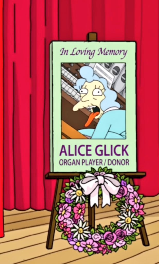 辛普森一家中Mrs. Glick的去世：自1991年以來一直存在的角色終於離開了