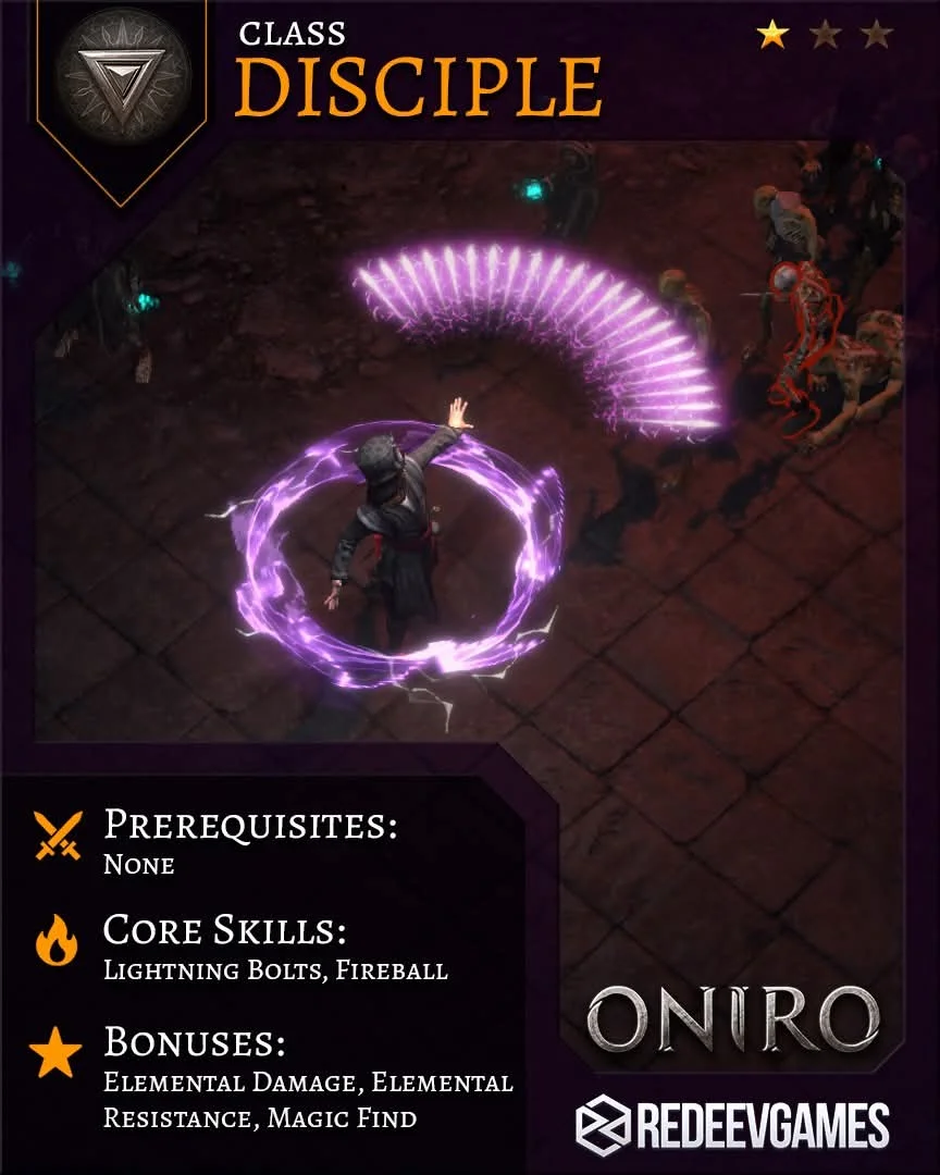 Redeev Games 發行 Oniro ARPG,現在在 iOS 和 Android 上可用