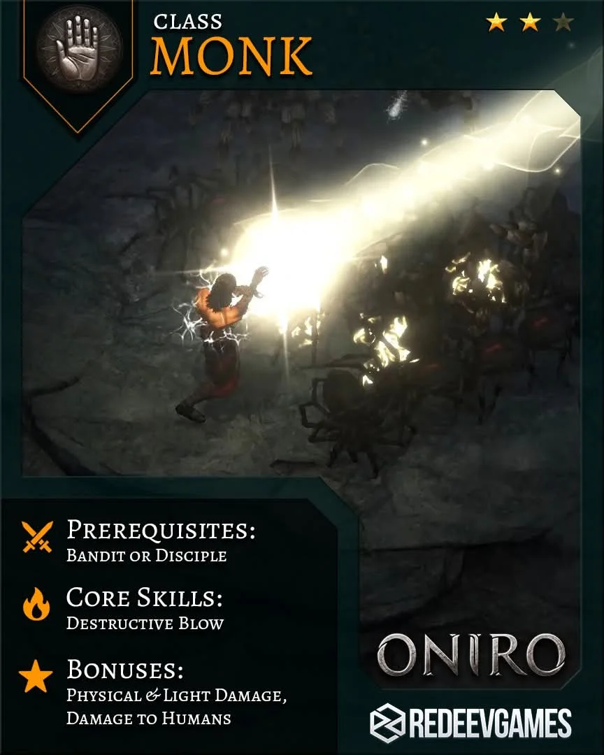 Redeev Games 發行 Oniro ARPG,現在在 iOS 和 Android 上可用