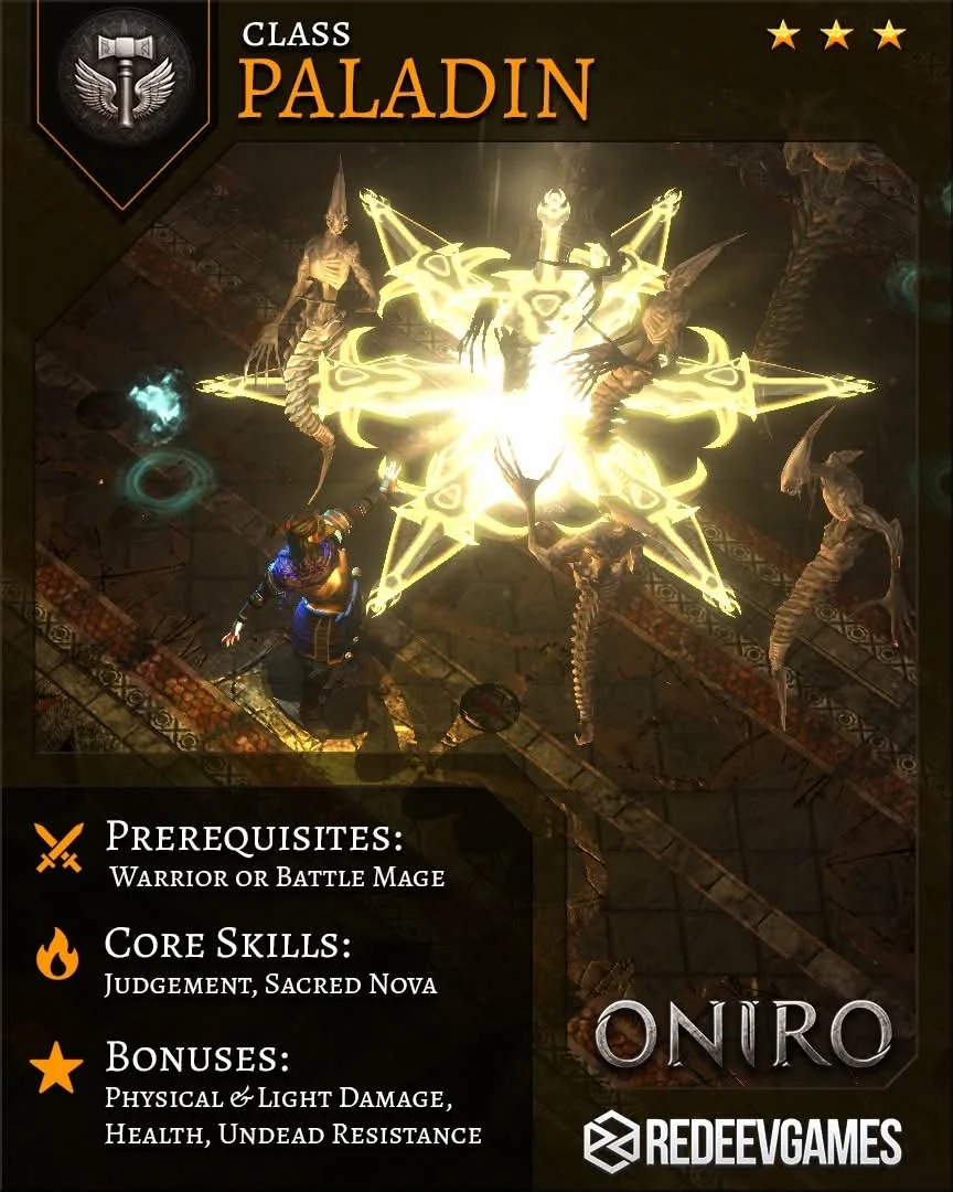 Redeev Games 發行 Oniro ARPG,現在在 iOS 和 Android 上可用