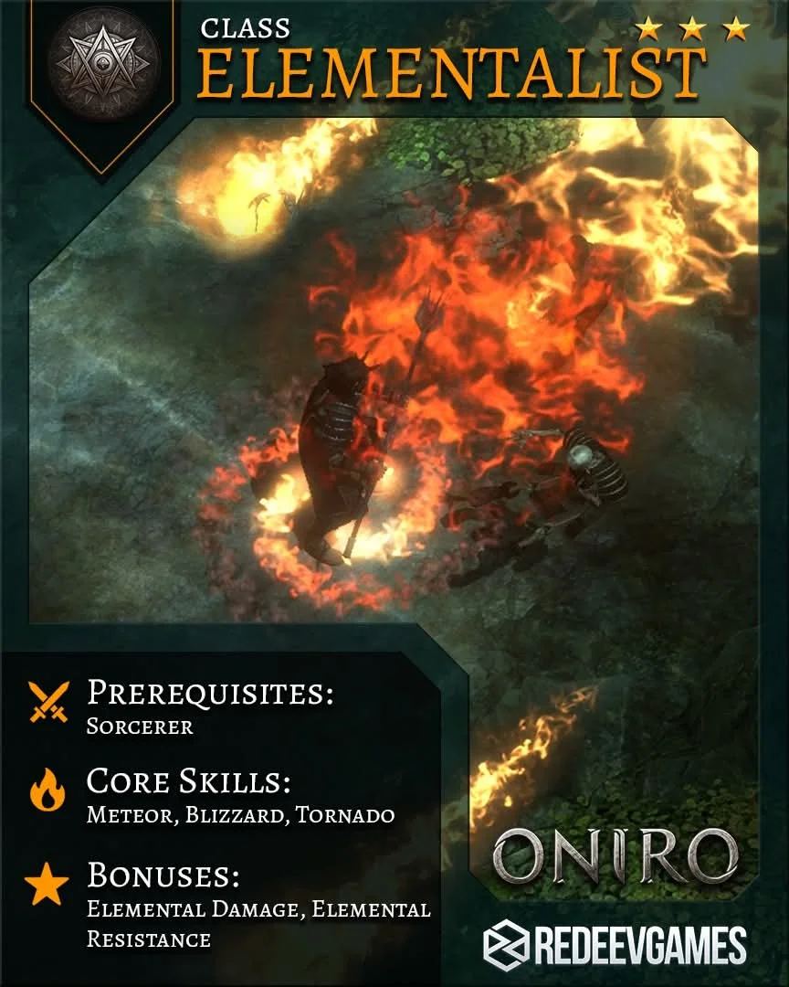 Redeev Games 發行 Oniro ARPG,現在在 iOS 和 Android 上可用